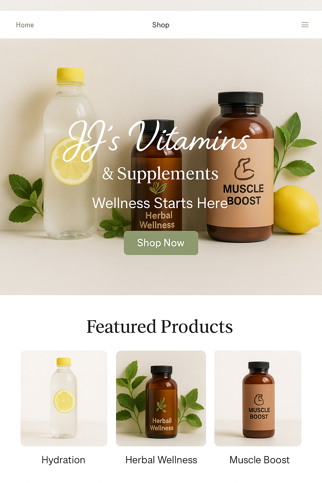 Home page